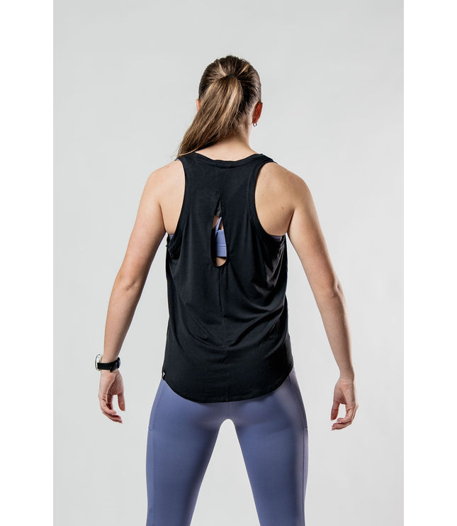 Women's Terra Recovery Halo Tank (Black)