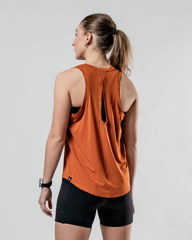 Women's Terra Recovery Halo Tank (Sunfire Clay)