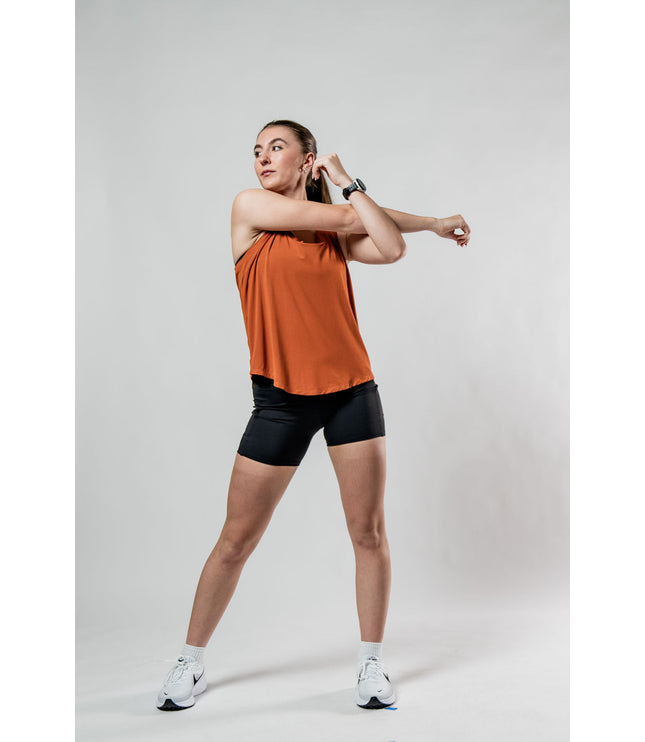 Women's Terra Recovery Halo Tank (Sunfire Clay)
