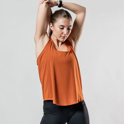 Women's Terra Recovery Halo Tank (Sunfire Clay)