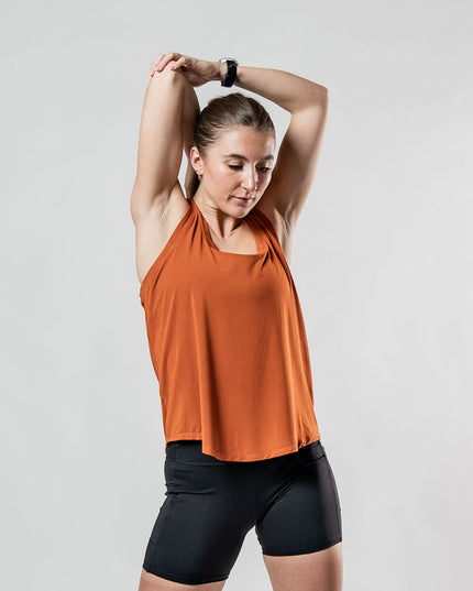 Women's Terra Recovery Halo Tank (Sunfire Clay)