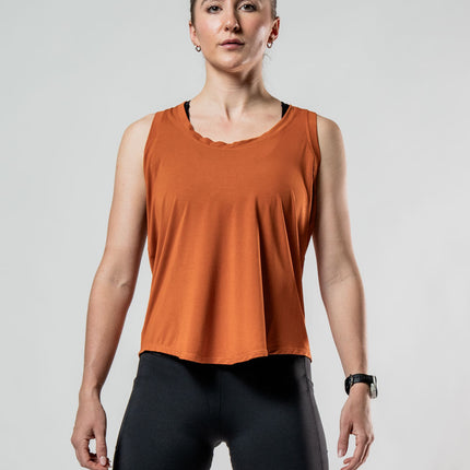 Women's Terra Recovery Halo Tank (Sunfire Clay)