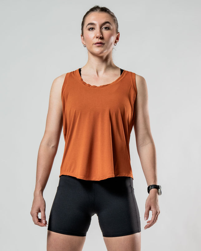 Women's Terra Recovery Halo Tank (Sunfire Clay)