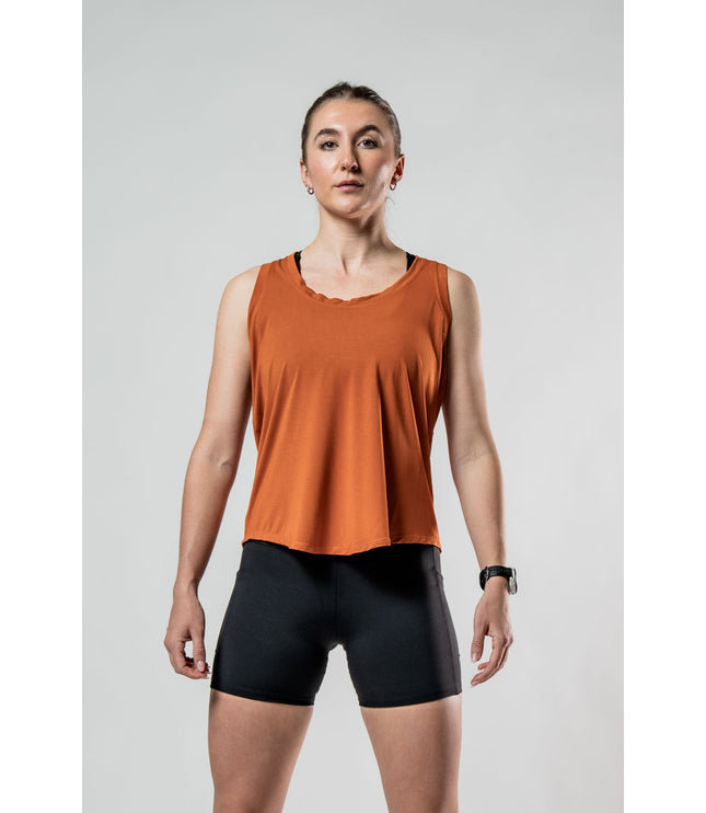 Women's Terra Recovery Halo Tank (Sunfire Clay)