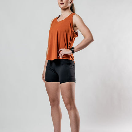 Women's Terra Recovery Halo Tank (Sunfire Clay)