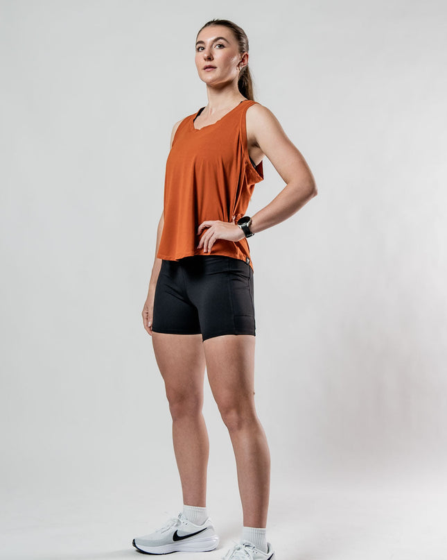 Women's Terra Recovery Halo Tank (Sunfire Clay)