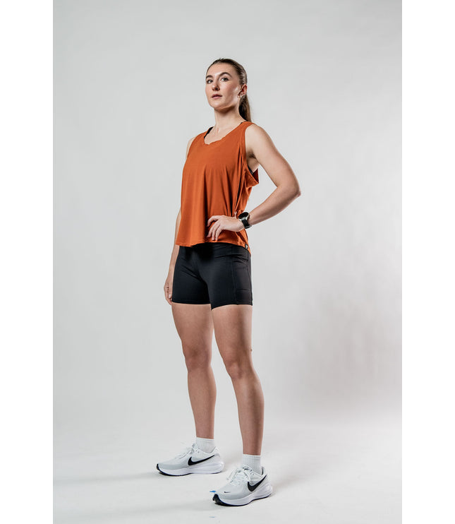 Women's Terra Recovery Halo Tank (Sunfire Clay)