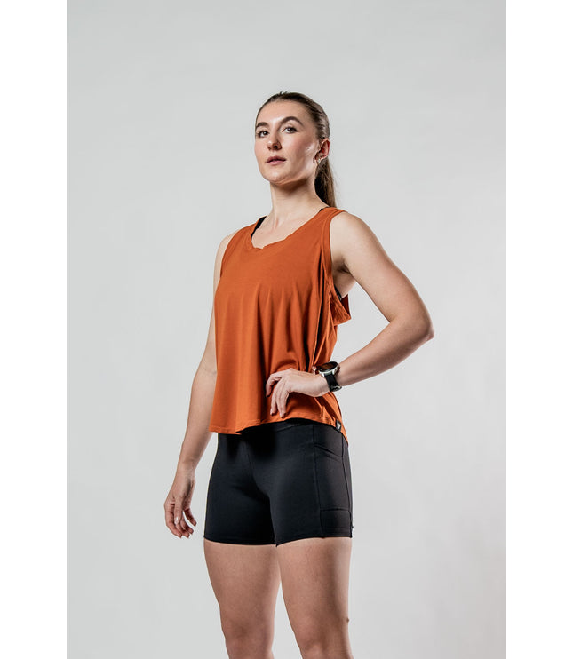 Women's Terra Recovery Halo Tank (Sunfire Clay)