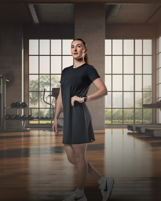 Women's Terra Recovery Motion Dress (Black)