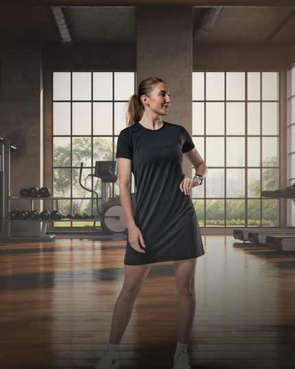Women's Terra Recovery Motion Dress (Black)