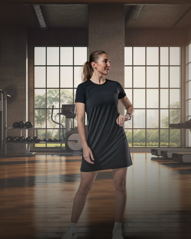 Women's Terra Recovery Motion Dress (Black)