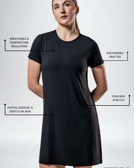 Women's Terra Recovery Motion Dress (Black)