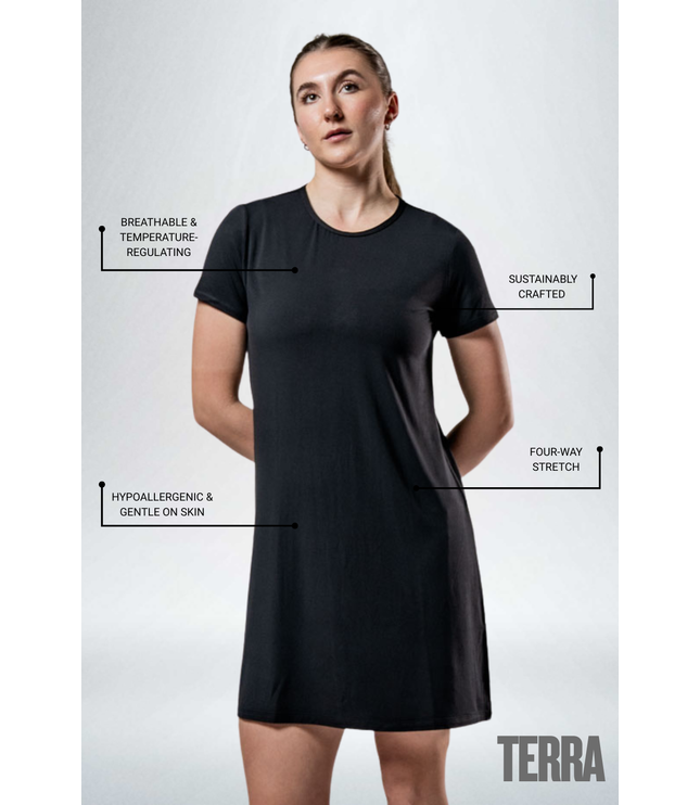 Women's Terra Recovery Motion Dress (Black)