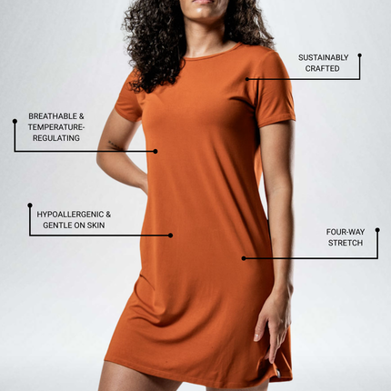 Women's Terra Recovery Motion Dress (Sunfire Clay)
