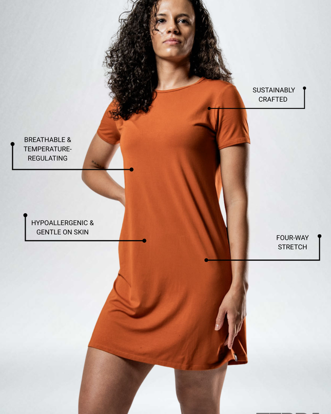 Women's Terra Recovery Motion Dress (Sunfire Clay)