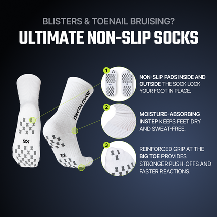 Crew Anti-Slip Tennis Socks