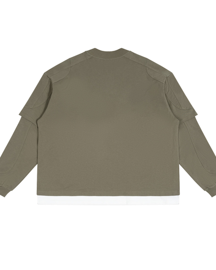 JUSTWATCH OFFSET Layered Long Sleeve Tee