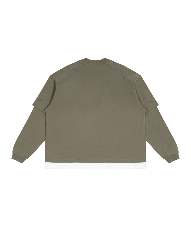 JUSTWATCH OFFSET Layered Long Sleeve Tee