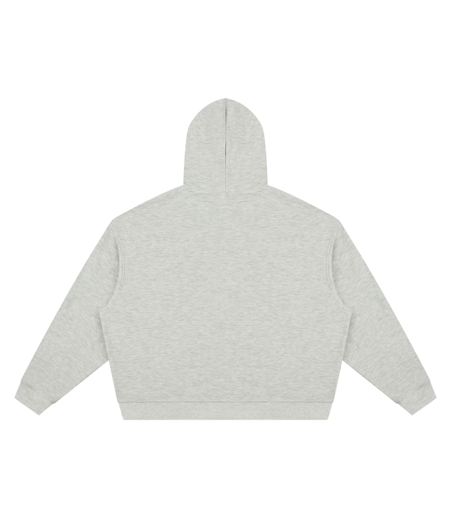 JUSTWATCH Waffle Boxy Hoodie