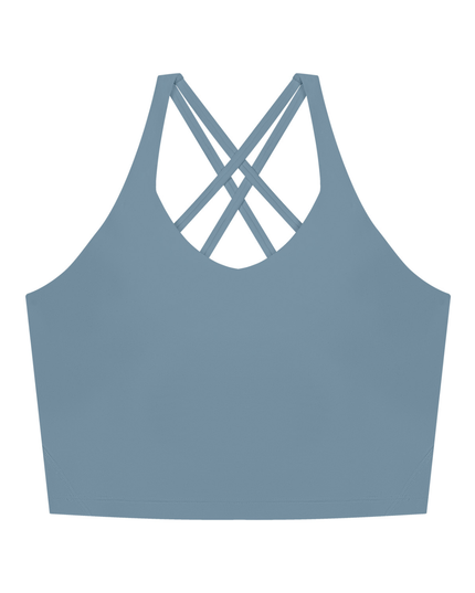 JUSTWATCH VERVE Cross-Back Crop Tank