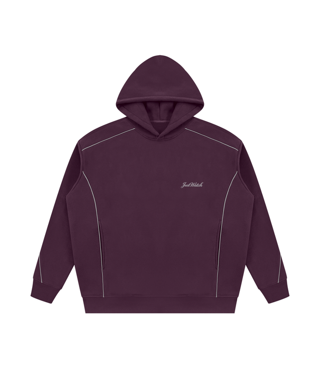 JUSTWATCH TRACE Oversized Piping Hoodie