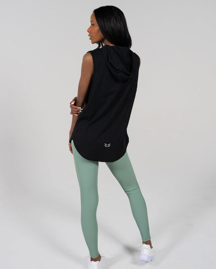 DETERMINED hooded sleeveless