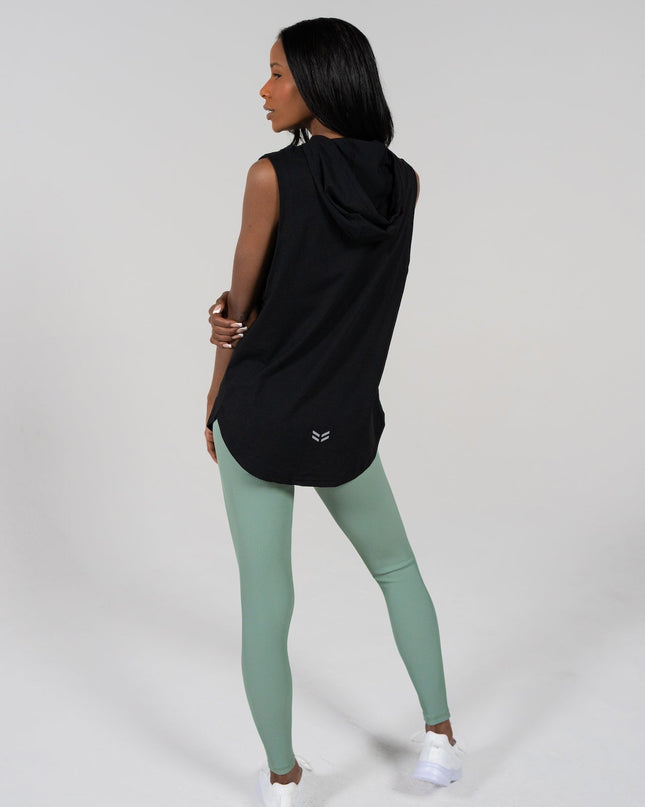DETERMINED hooded sleeveless