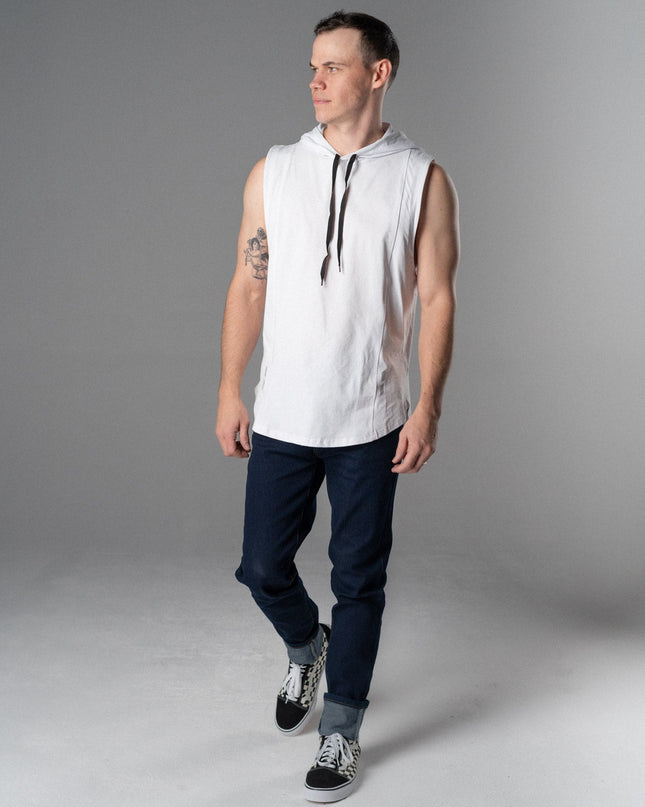 DETERMINED hooded sleeveless