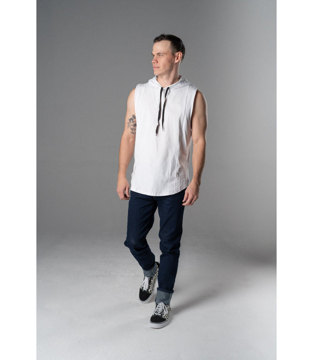 DETERMINED hooded sleeveless
