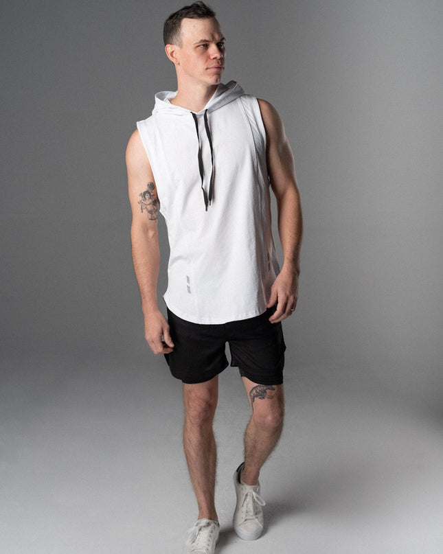 DETERMINED hooded sleeveless