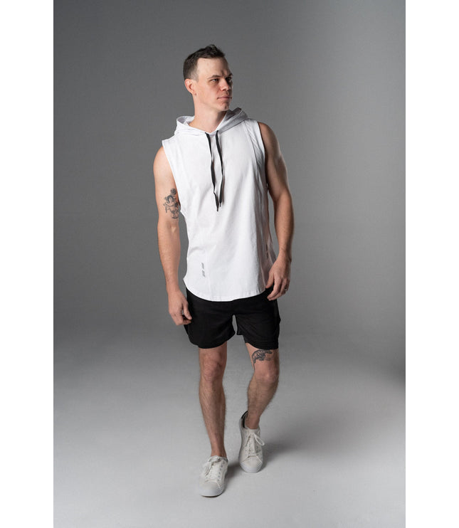 DETERMINED hooded sleeveless