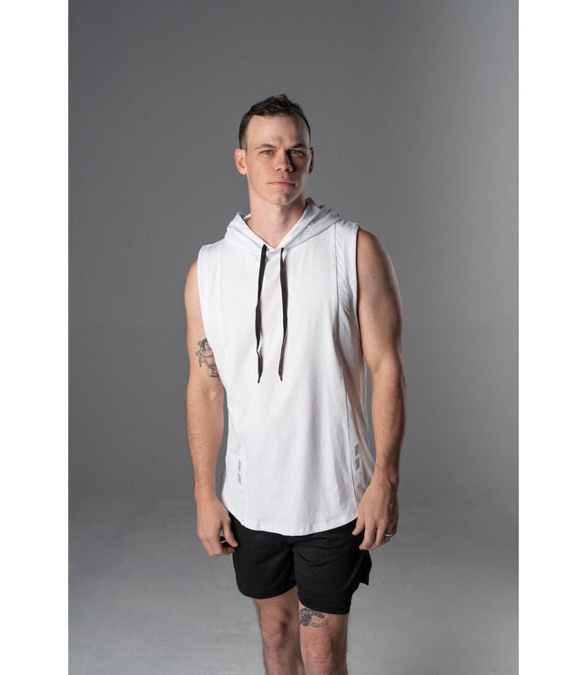 DETERMINED hooded sleeveless