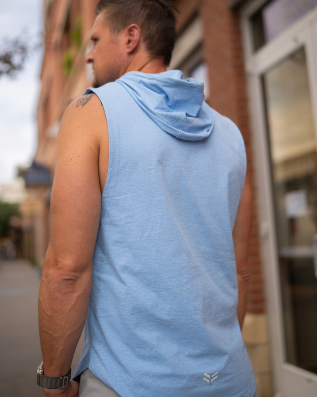 DETERMINED hooded sleeveless