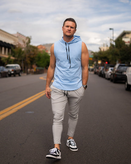 DETERMINED hooded sleeveless