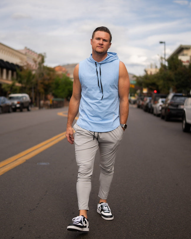 DETERMINED hooded sleeveless