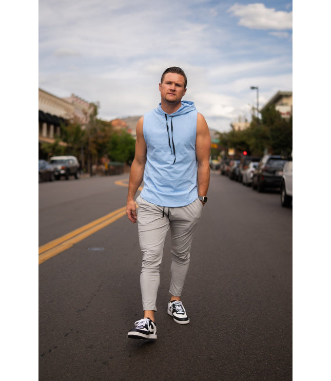 DETERMINED hooded sleeveless