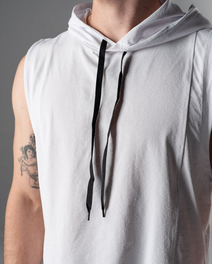 DETERMINED hooded sleeveless