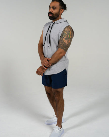 DETERMINED hooded sleeveless