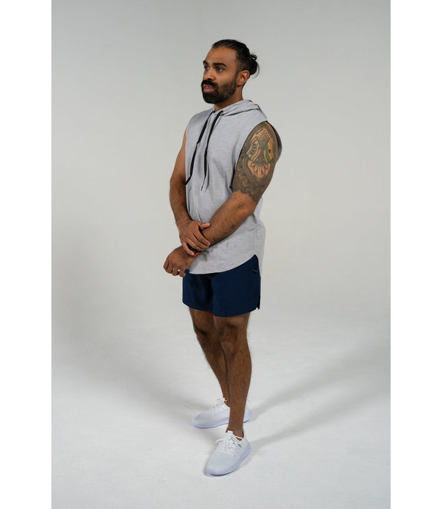 DETERMINED hooded sleeveless