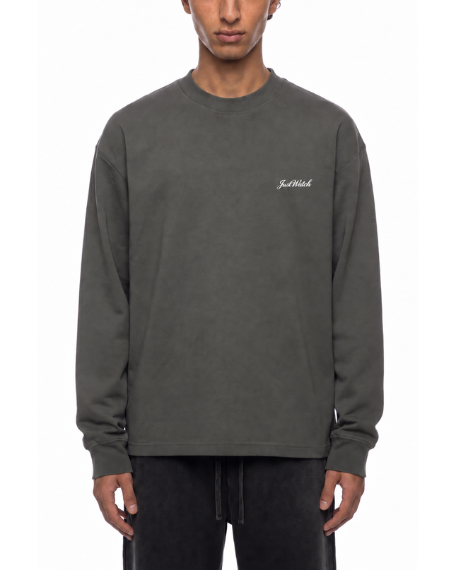 JUSTWATCH BASELINE Heavyweight Long Sleeve Tee