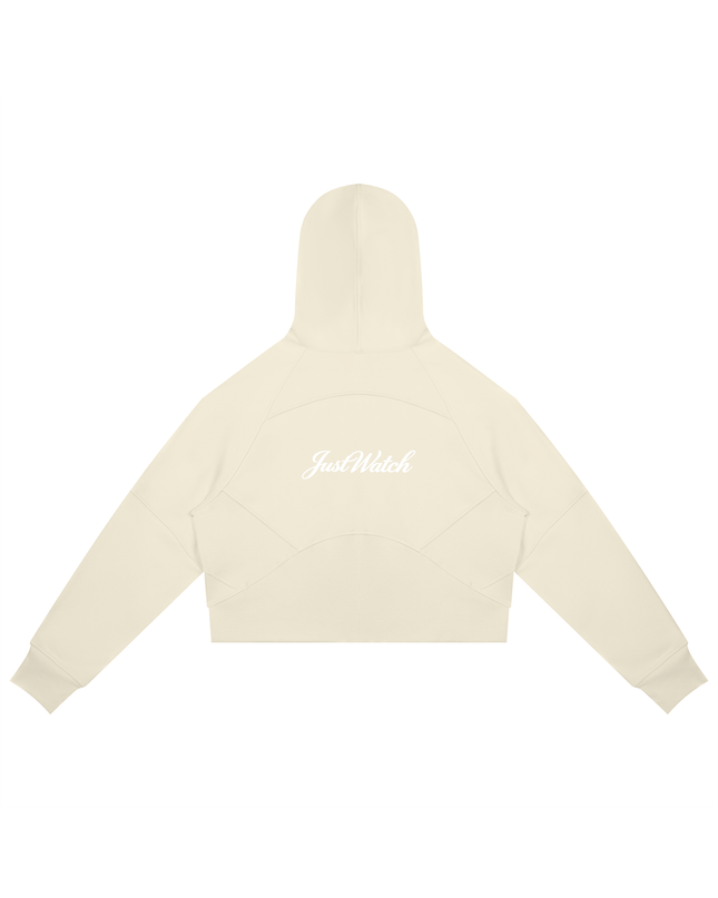 JUSTWATCH ARC Cropped Zip Hoodie