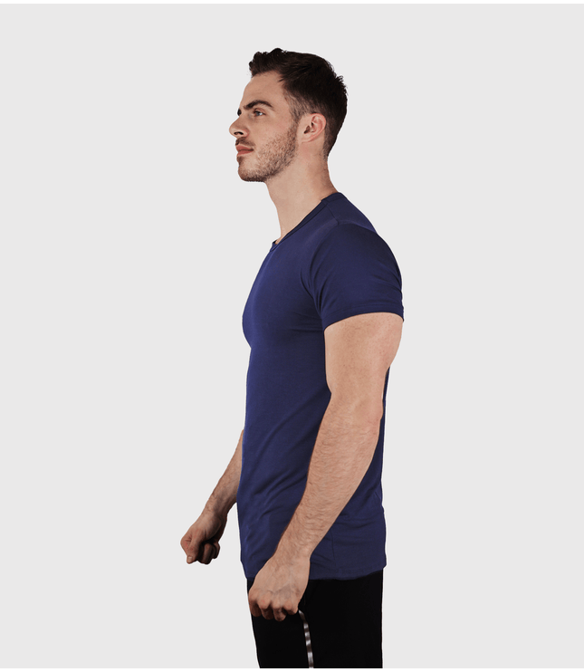 Bamboo Aerotech T-Shirt - Navy Blue