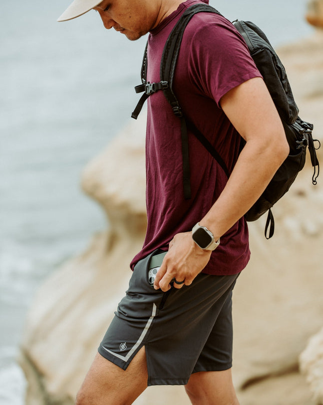Bamboo Aerotech T-Shirt - Navy Blue