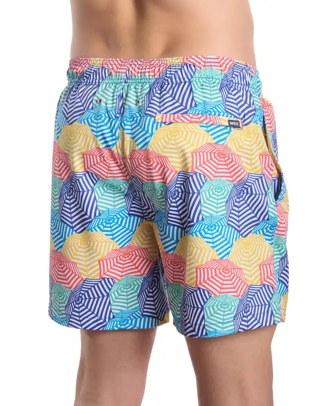 Men’s Premium Compression-Lined Hybrid Shorts – Bayside Shade-Splash