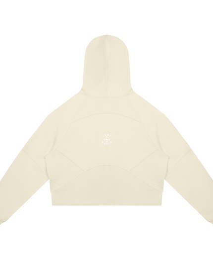 JUSTWATCH ARC Cropped Zip Hoodie