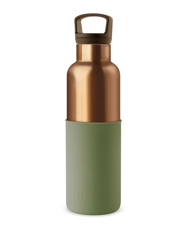 Vacuum Insulated Water Bottle - Bronze Gold 20 oz