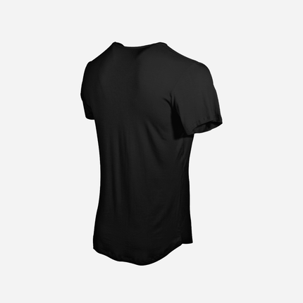Bamboo Swift Curve-Hem T-Shirt - Heather Grey