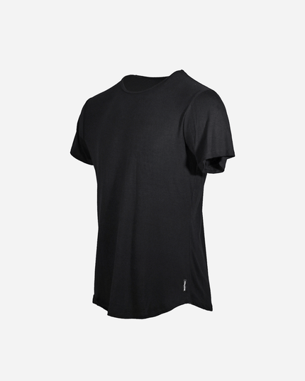Bamboo Swift Curve-Hem T-Shirt - Sandstone