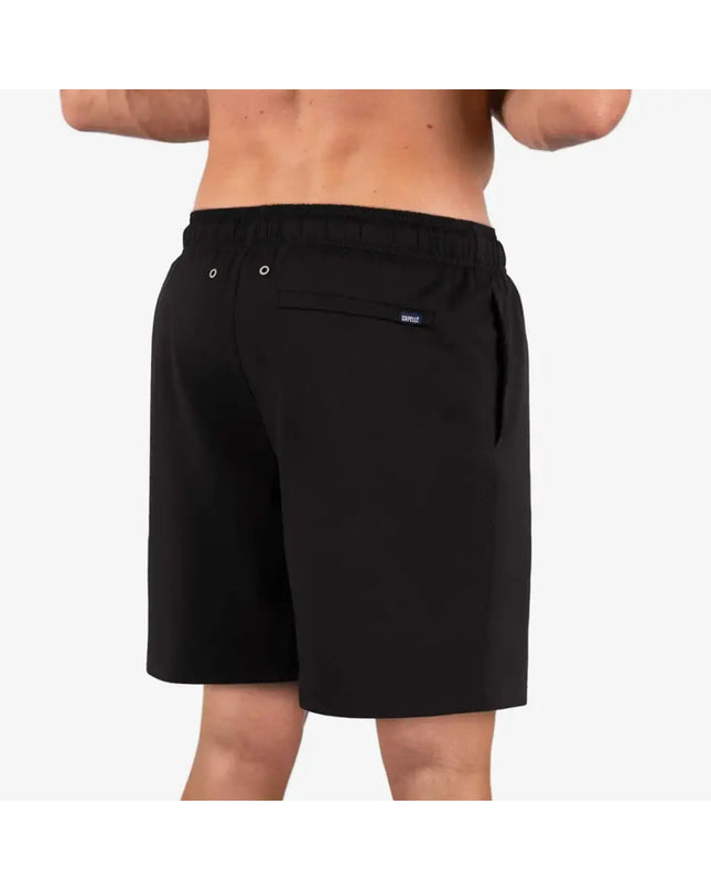 Men’s Premium Compression-Lined Hybrid Shorts – Black Onyx