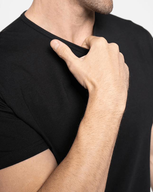 Bamboo Swift Curve-Hem T-Shirt - Heather Grey